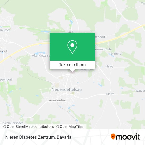 Nieren Diabetes Zentrum map