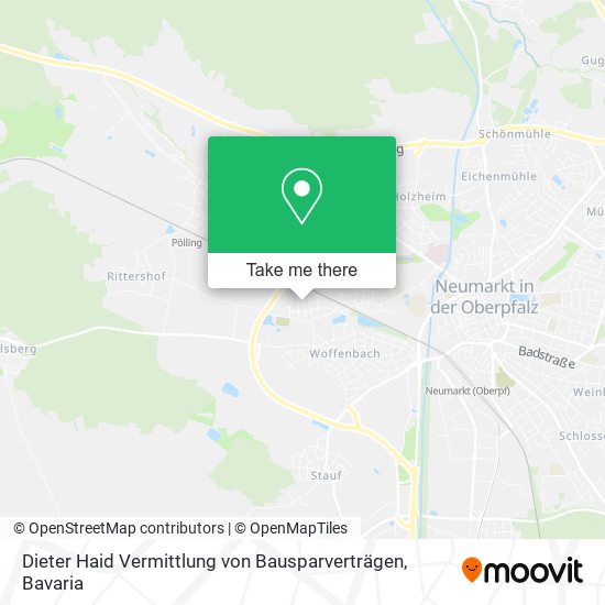 Dieter Haid Vermittlung von Bausparverträgen map