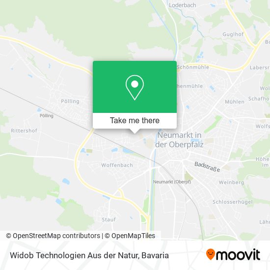 Widob Technologien Aus der Natur map