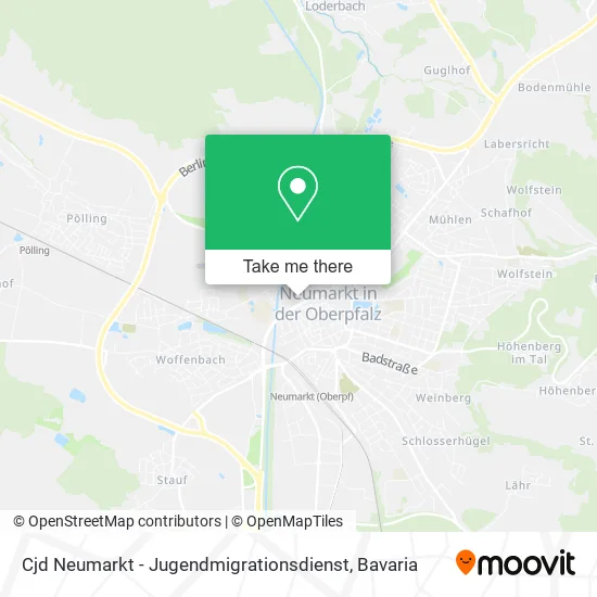 Карта Cjd Neumarkt - Jugendmigrationsdienst