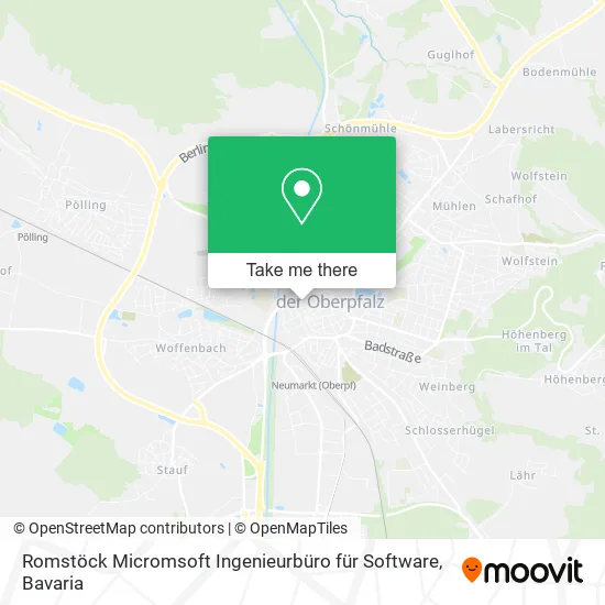 Карта Romstöck Micromsoft Ingenieurbüro für Software