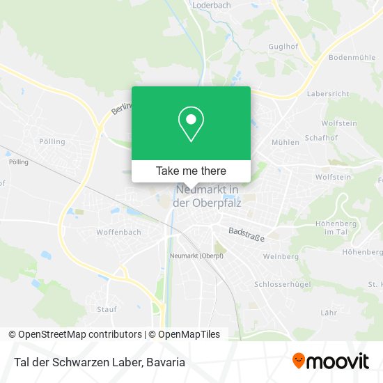 Карта Tal der Schwarzen Laber