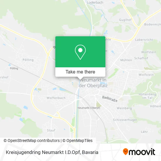 Карта Kreisjugendring Neumarkt I.D.Opf