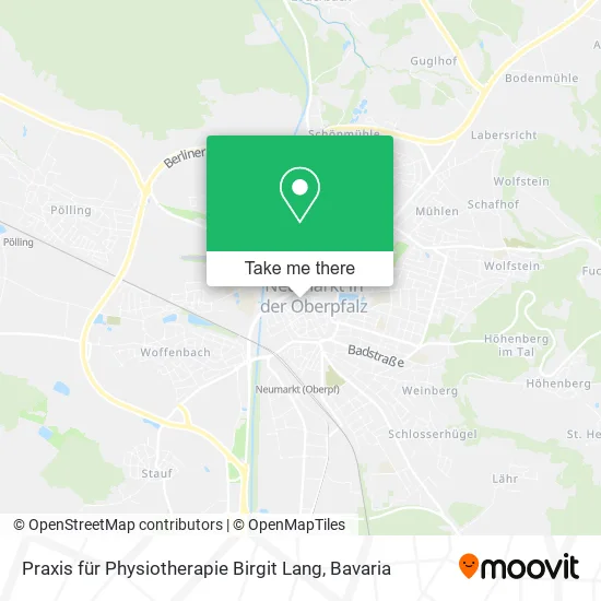 Карта Praxis für Physiotherapie Birgit Lang