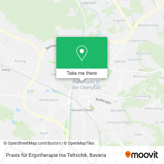 Карта Praxis für Ergotherapie Ina Teltschik