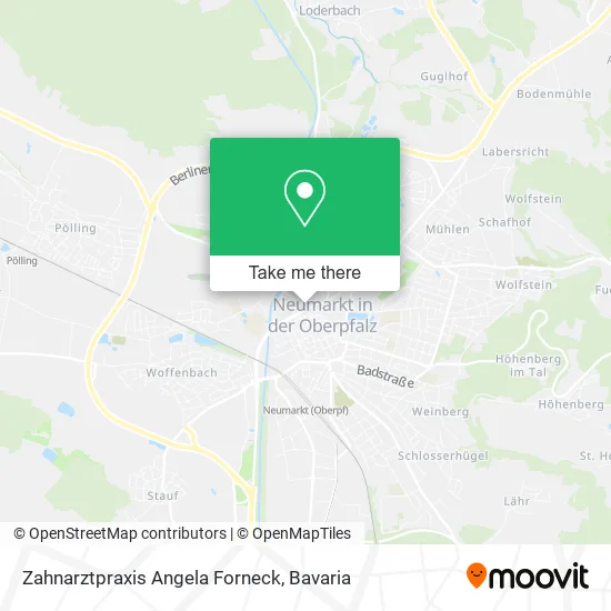 Zahnarztpraxis Angela Forneck map