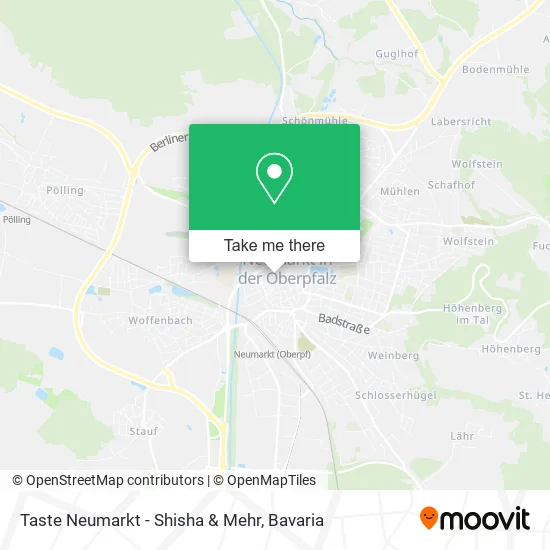 Карта Taste Neumarkt - Shisha & Mehr