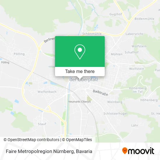 Карта Faire Metropolregion Nürnberg