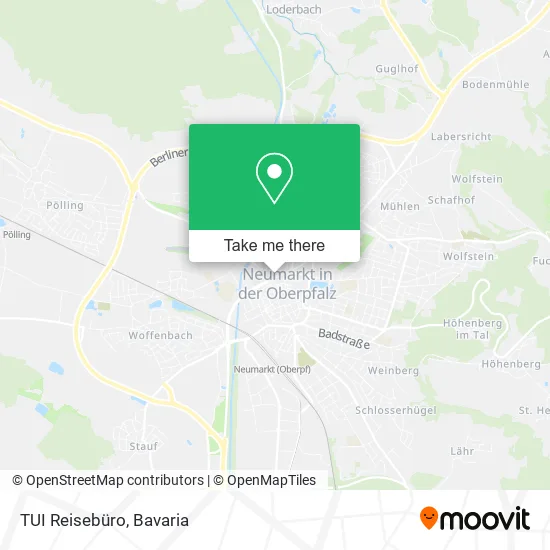 Карта TUI Reisebüro
