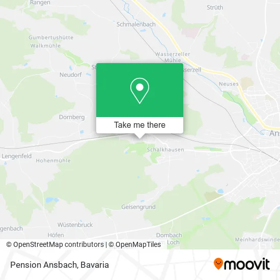 Карта Pension Ansbach