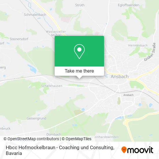 Карта Hbcc Hofmockelbraun - Coaching und Consulting