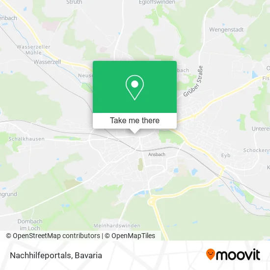 Карта Nachhilfeportals