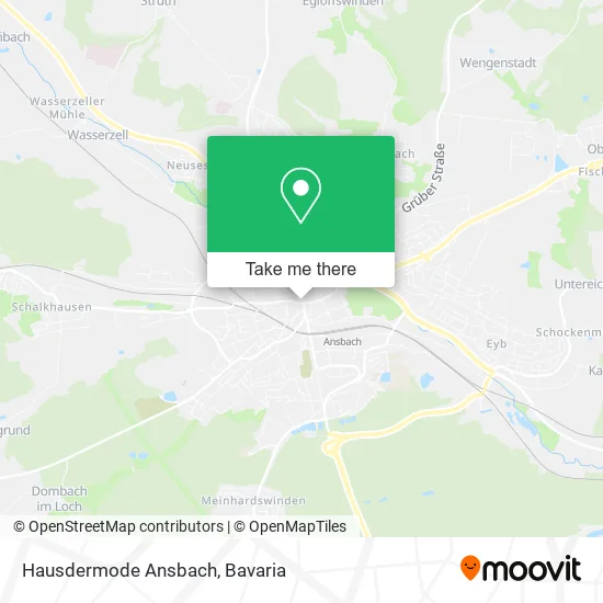 Карта Hausdermode Ansbach