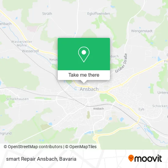 smart Repair Ansbach map