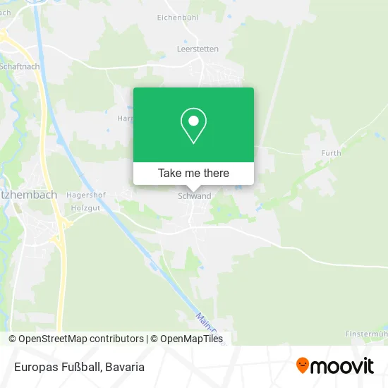 Карта Europas Fußball