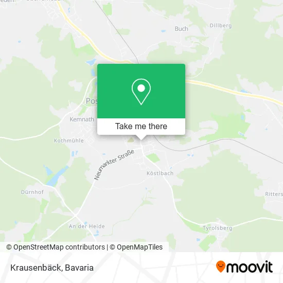 Карта Krausenbäck