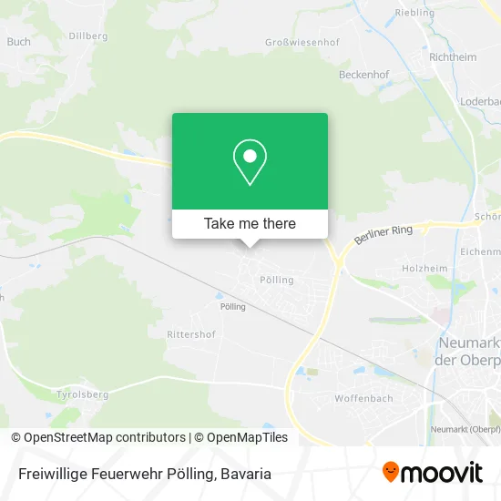 Карта Freiwillige Feuerwehr Pölling