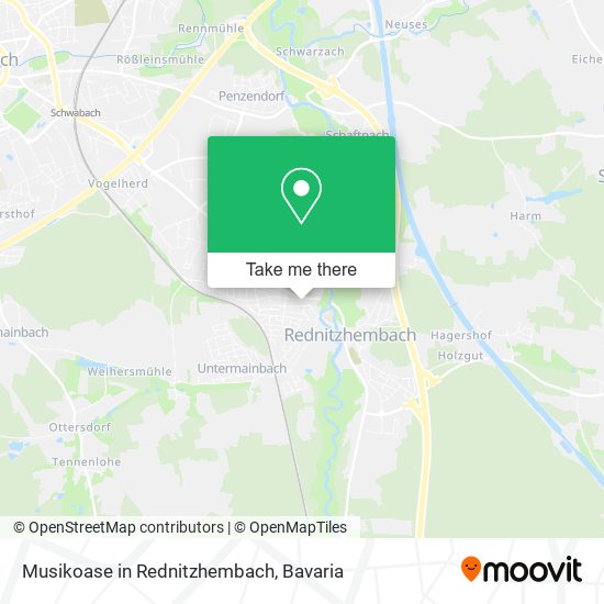 Карта Musikoase in Rednitzhembach