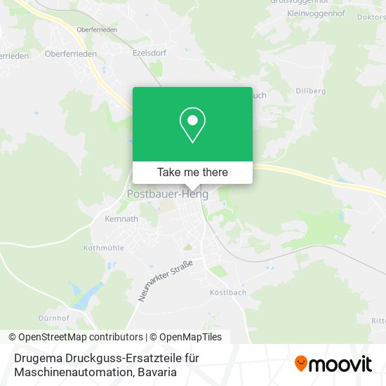 Drugema Druckguss-Ersatzteile für Maschinenautomation map