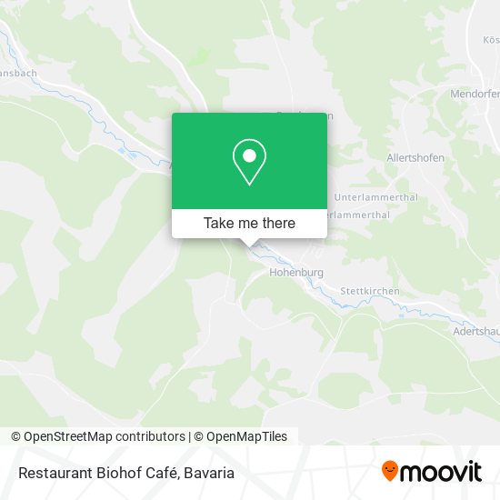 Restaurant Biohof Café map