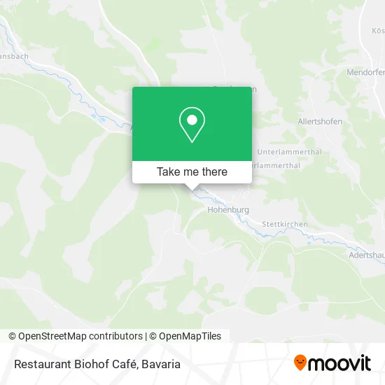 Карта Restaurant Biohof Café