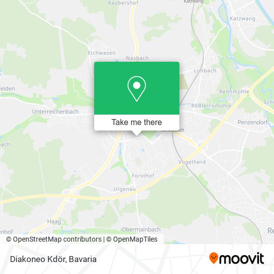 Diakoneo Kdör map