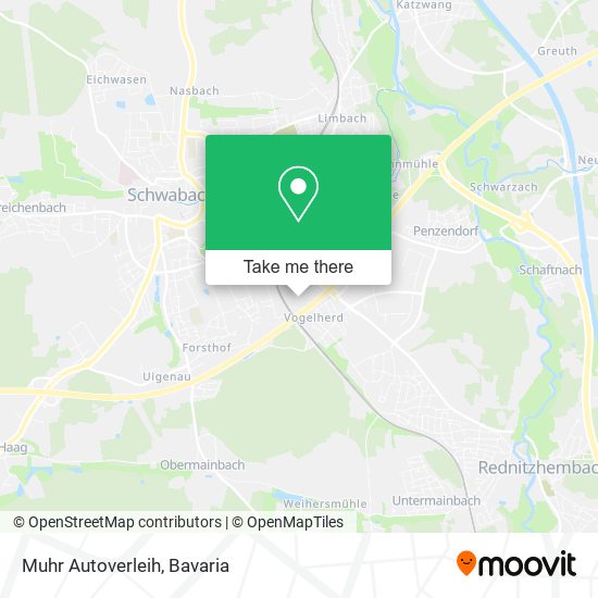 Карта Muhr Autoverleih