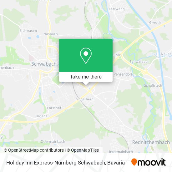 Holiday Inn Express-Nürnberg Schwabach map