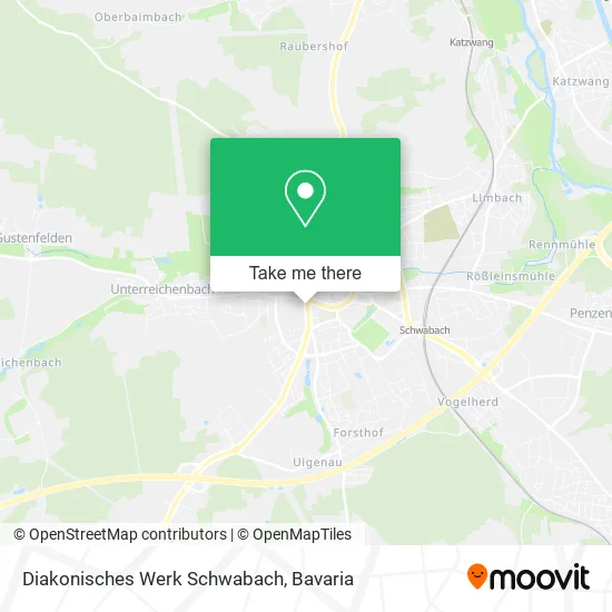 Карта Diakonisches Werk Schwabach