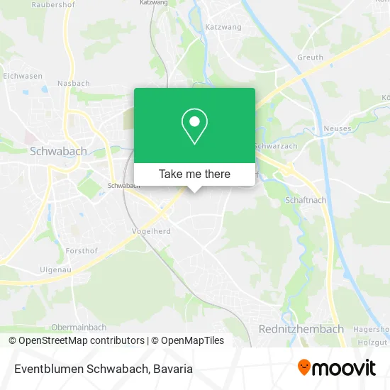 Карта Eventblumen Schwabach