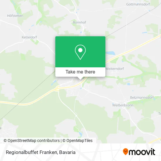 Карта Regionalbuffet Franken