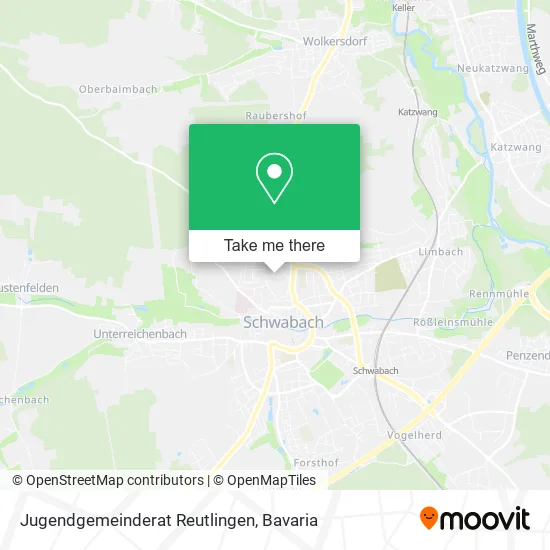 Карта Jugendgemeinderat Reutlingen
