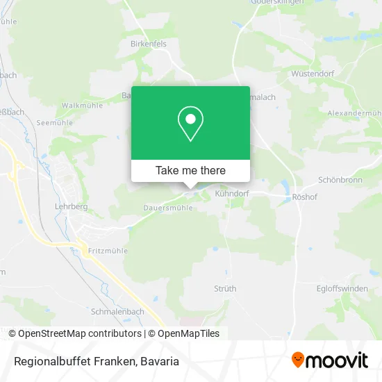 Карта Regionalbuffet Franken