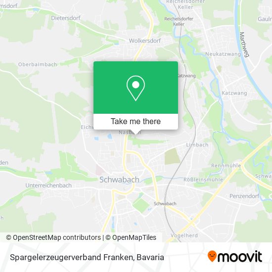 Spargelerzeugerverband Franken map