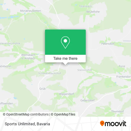 Карта Sports Unlimited