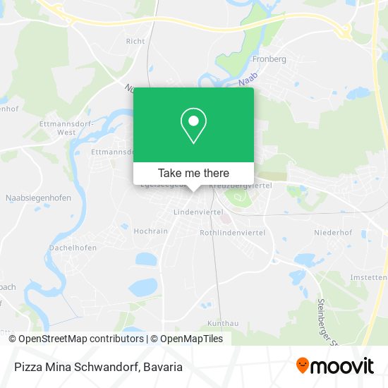 Pizza Mina Schwandorf map