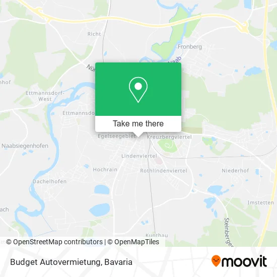 Карта Budget Autovermietung