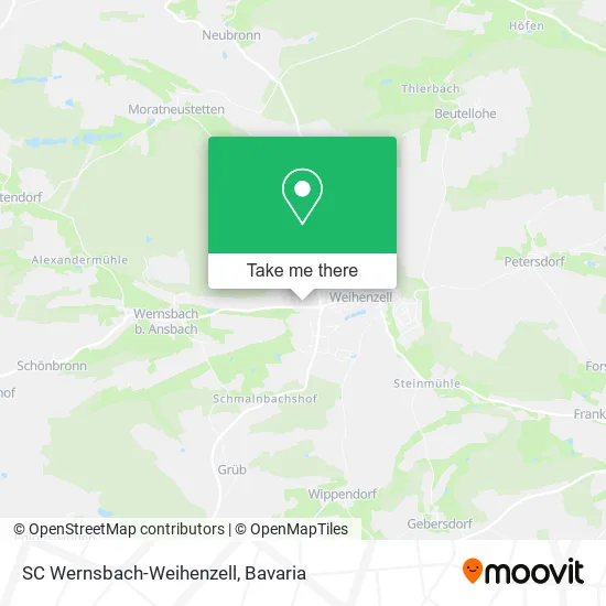 Карта SC Wernsbach-Weihenzell