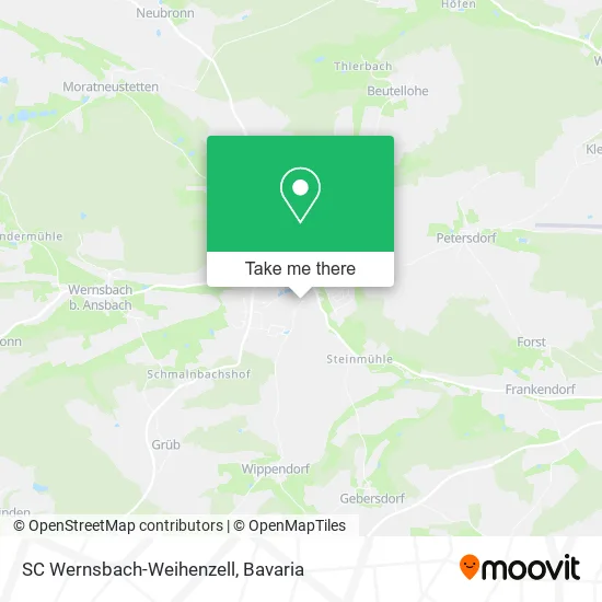 Карта SC Wernsbach-Weihenzell