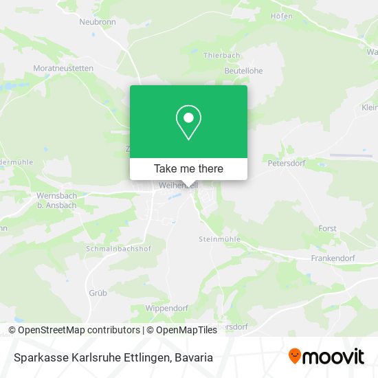 Sparkasse Karlsruhe Ettlingen map