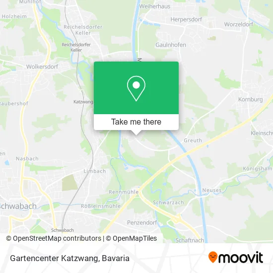Карта Gartencenter Katzwang