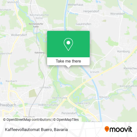 Карта Kaffeevollautomat Buero