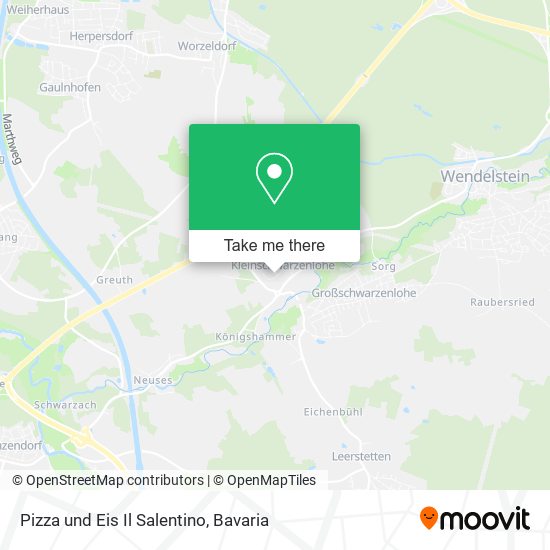 Pizza und Eis Il Salentino map