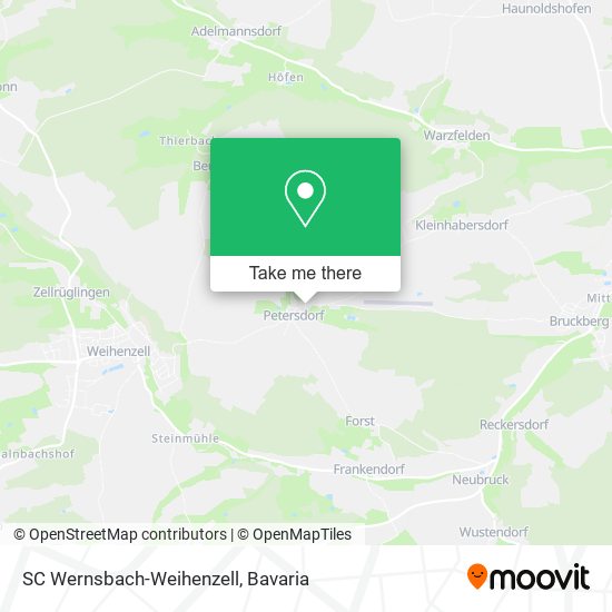 Карта SC Wernsbach-Weihenzell