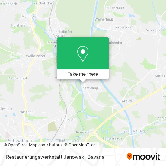 Карта Restaurierungswerkstatt Janowski