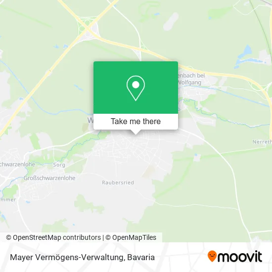 Карта Mayer Vermögens-Verwaltung