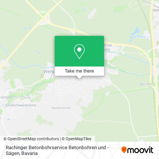 Rachinger Betonbohrservice Betonbohren und -Sägen map