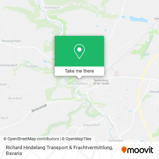 Карта Richard Hindelang Transport & Frachtvermittlung
