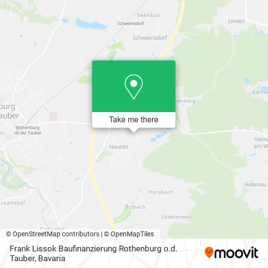 Frank Lissok Baufinanzierung Rothenburg o.d. Tauber map