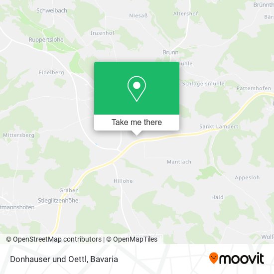 Donhauser und Oettl map